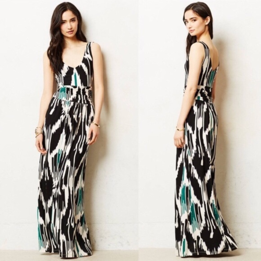 Anthro Vanessa Virginia talassemetane maxi dress